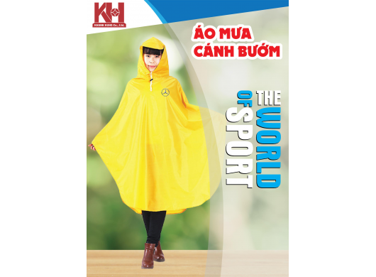 ÁO MƯA CÁNH BƯỚM